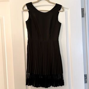 Velvet heart small black mini dress